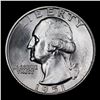 Image 2 : 1951-d Washington Quarter 25c Grades GEM++ Unc