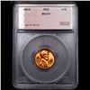 Image 4 : 1958-d Lincoln Cent TOP POP! 1c Graded ms67+ rd BY SEGS