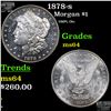 Image 1 : 1878-s Morgan Dollar $1 Grades Choice Unc