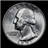 Image 2 : 1951-d Washington Quarter 25c Grades GEM+ Unc