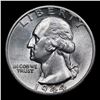 Image 2 : 1944-s Washington Quarter 25c Grades GEM Unc