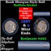 Image 1 : Buffalo Nickel Shotgun Roll in Old Bank Style 'Bell Telephone'  Wrapper 1927 & s Mint Ends