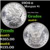 Image 1 : 1904-o Morgan Dollar $1 Grades Choice+ Unc