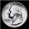 Image 2 : 1951-d Washington Quarter 25c Grades GEM++ Unc