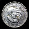 Image 2 : 1952-p Wash/Car Old Commem Half Dollar 50c Grades xf+