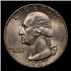 Image 2 : 1947-p Washington Quarter 25c Grades GEM+ Unc