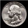 Image 2 : 1953-d Washington Quarter 25c Grades GEM++ Unc