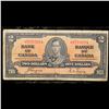 Image 2 : 1937 Bank of Canada $2 (Ottawa, CA) Grades vf+