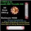 Image 1 : Shotgun Lincoln 1c roll, 1963-p 50 pcs Bank Wrapper.