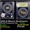 Image 1 : Proof 1991-S Mount Rushmore Modern Commem Half Dollar 50c Graded GEM++ Proof Deep Cameo By USCG