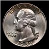 Image 2 : 1952-p Washington Quarter 25c Grades GEM Unc