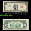 Image 1 : 1953 $2 Red Seal United States Note Grades vf++