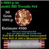 Image 1 : Shotgun Lincoln 1c roll, 1981-p 50 pcs Bank Wrapper.