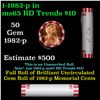 Image 1 : Shotgun Lincoln 1c roll, 1982-p 50 pcs Bank Wrapper.