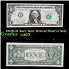 Image 1 : 1963B $1 'Barr Note' Federal Reserve Note Grades Select CU