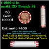 Image 1 : Shotgun Lincoln 1c roll, 1999-d 50 pcs Bank Wrapper.