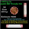 Image 1 : Shotgun Lincoln 1c roll, 1975-p 50 pcs Bank Wrapper.