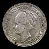 Image 2 : 1928 Netherlands 1/2 Gulden Silver KM# 160 Grades Select Unc