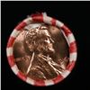 Image 2 : Shotgun Lincoln 1c roll, 1960-p 50 pcs Bank Wrapper.