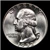 Image 2 : 1952-p Washington Quarter 25c Grades GEM+ Unc