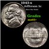 Image 1 : 1943-s Jefferson Nickel 5c Grades GEM+ Unc