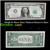 Image 1 : 1963B $1 'Barr Note' Federal Reserve Note Grades Select CU