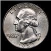 Image 2 : 1952-d Washington Quarter 25c Grades Choice+ Unc