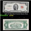 Image 1 : 1953 $2 Red Seal United States Note Grades xf
