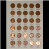 Image 4 : Near Complete Lincoln 1c H.E Harris & Co. Folder, 1941-1974 89 coins in Total