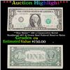 Image 1 : ***Auction Highlight*** **Star Notes** 100 x Consecutive Serial Numbered 1977 $1 Green Seal Federal 