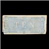 Image 3 : 1864 $10 Confederate Note, T68 Grades vf+
