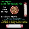 Image 1 : Shotgun Lincoln 1c roll, 1970-p 50 pcs Bank Wrapper.