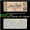 Image 1 : 1864 $5 Confederate Note, T69 Grades vf++