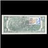 Image 3 : 1976 $2 Federal Reserve Note 1st Day of Issue, with Stamp Grades Choice AU/BU Slider