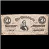 Image 2 : 1864 $50 Confederate Note, T66 Grades Select AU