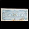Image 3 : 1864 $20 Confederate Note, T67 Grades Select AU