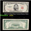 Image 1 : 1953C $5 Red Seal United States Note Grades vf+