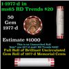 Image 1 : Shotgun Lincoln 1c roll, 1977-d 50 pcs Bank Wrapper.