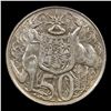 Image 3 : 1966 Australia 50 Cents Silver KM# 67 Grades Select Unc