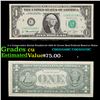 Image 1 : 3 x Consecutive Serial Numbered 1974 $1 Green Seal Federal Reserve Notes Grades CU