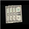 Image 2 : 4 x Consecutive Serial Numbered 1985 $1 Green Seal Federal Reserve Notes Grades CU