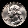 Image 2 : 1951-d Washington Quarter 25c Grades GEM++ Unc