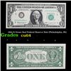 Image 1 : 1963 $1 Green Seal Federal Reserve Note (Philadelphia, PA) Grades Choice CU