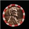 Image 2 : Shotgun Lincoln 1c roll, 1960-d 50 pcs Bank Wrapper.