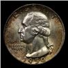Image 2 : 1950-p Washington Quarter 25c Grades GEM+ Unc