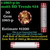 Image 1 : Shotgun Lincoln 1c roll, 1965-p 50 pcs Bank Wrapper.