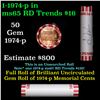 Image 1 : Shotgun Lincoln 1c roll, 1974-p 50 pcs Bank Wrapper.