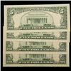 Image 7 : 4 x Consecutive Serial Number 1995 $5 Green Seal Federal Reserve Notes (Atlanta, GA) Grades Gem CU