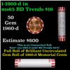 Image 1 : Shotgun Lincoln 1c roll, 1960-d 50 pcs Bank Wrapper.