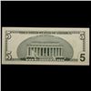 Image 3 : **Star Note** 1999 $5 Green Seal Federal Reserve Note Grades Gem++ CU